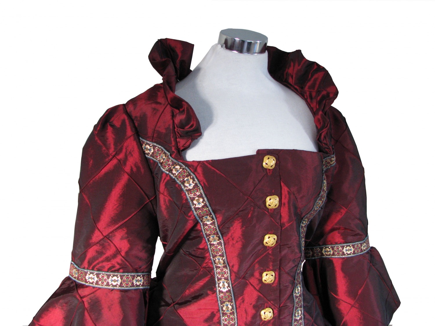 Ladies Deluxe Victorian Evening Ball Gown Size 16 - 18 Image